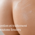 bouton sur les fesses