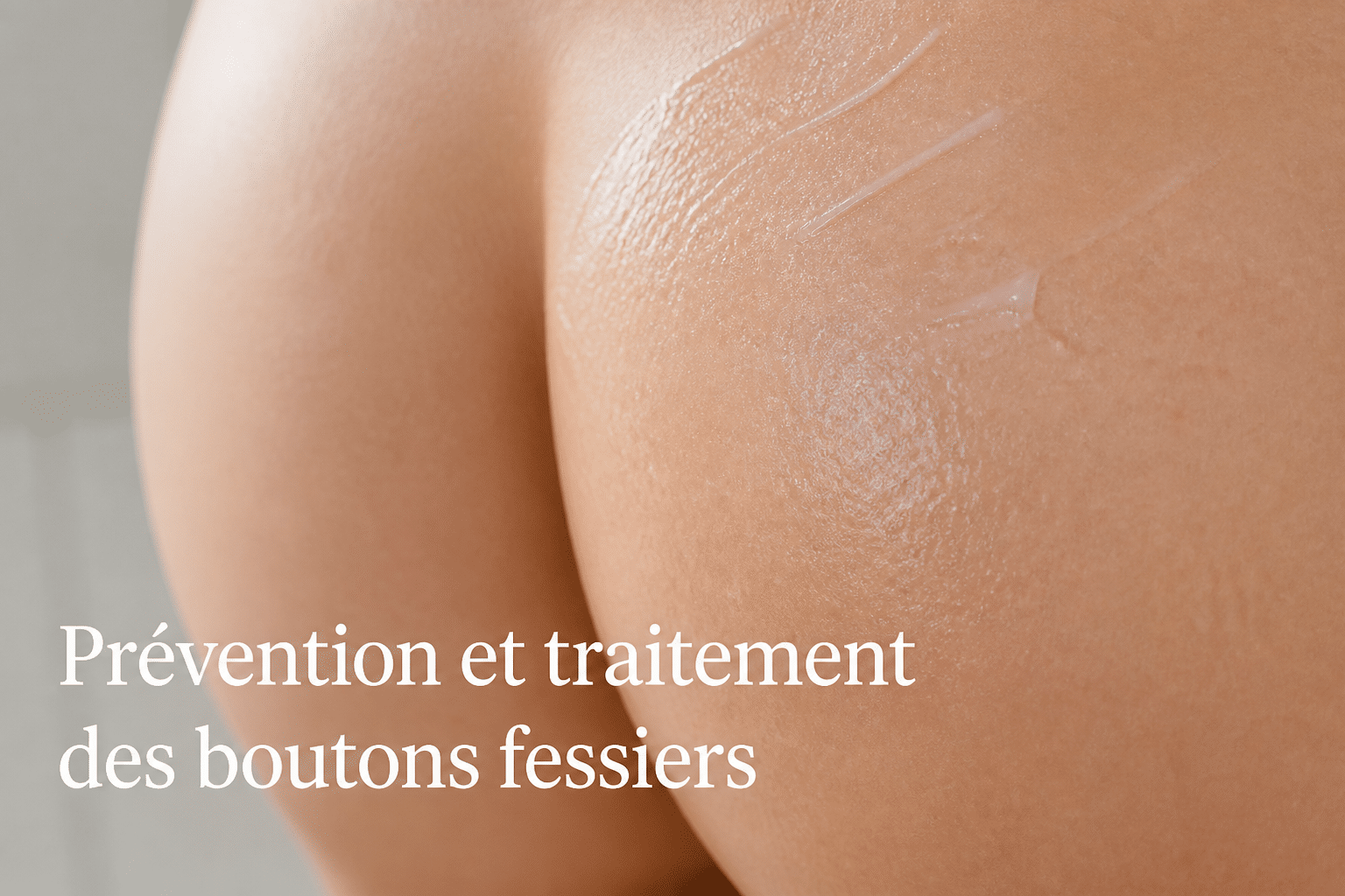 bouton sur les fesses