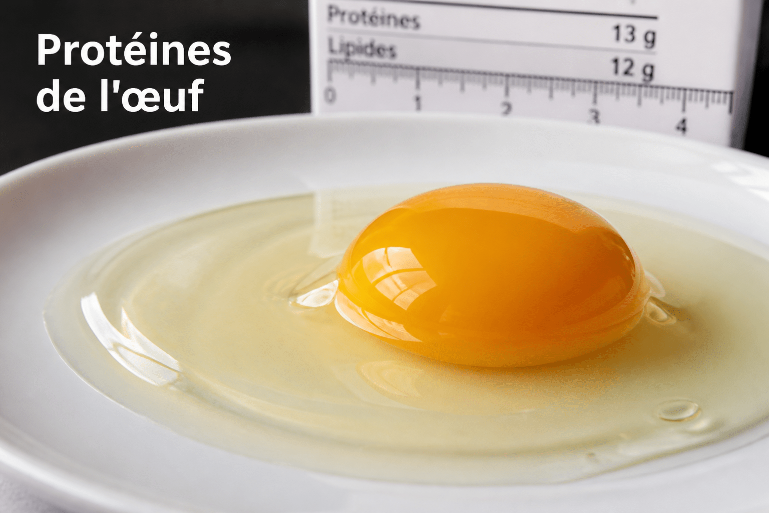 combien de protéine dans un oeuf