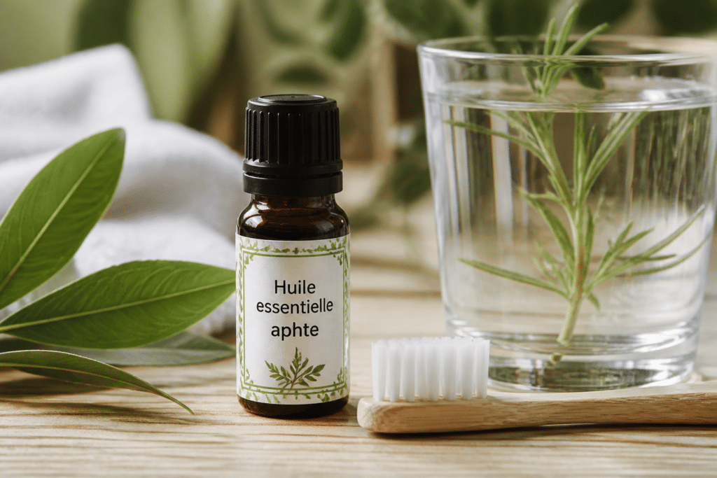 huile essentielle pour aphte