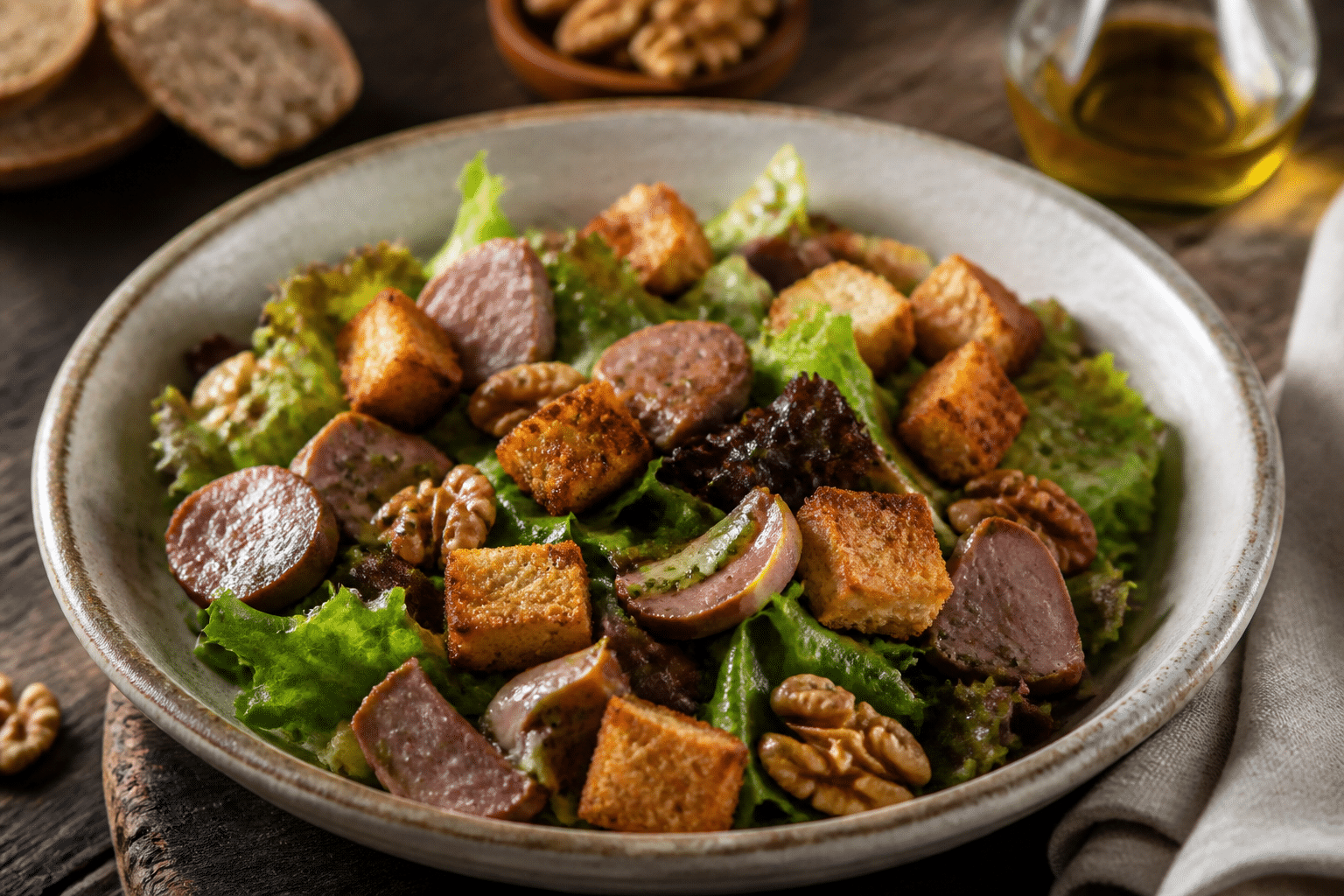 salade de gésiers périgourdine