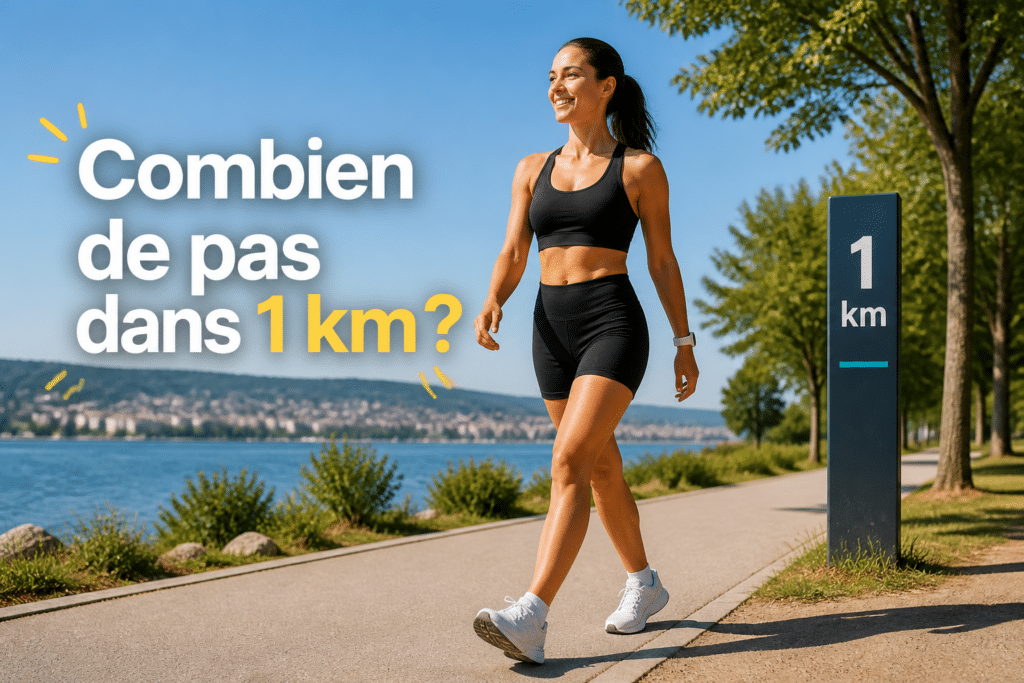 combien de pas dans 1 km