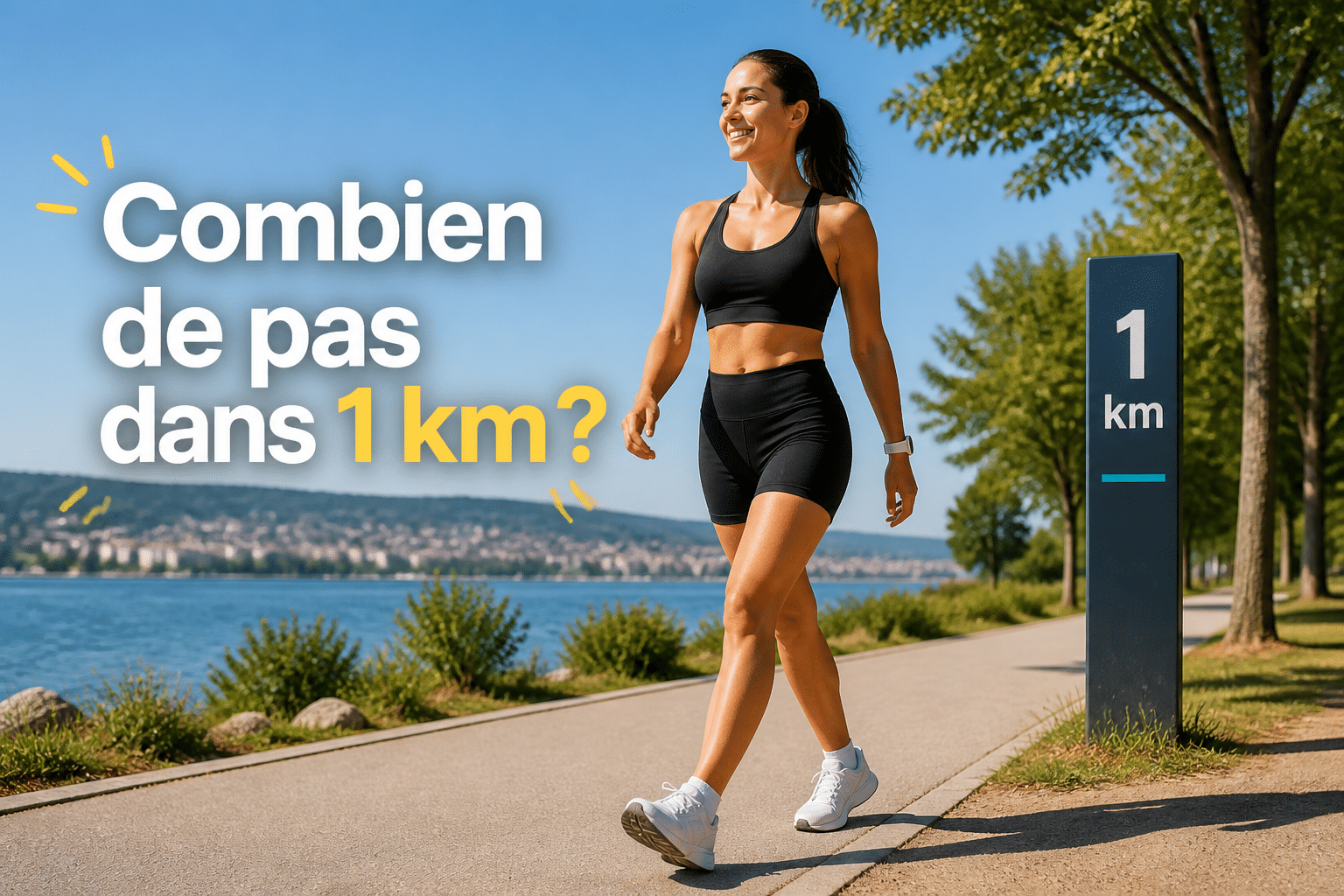 combien de pas dans 1 km