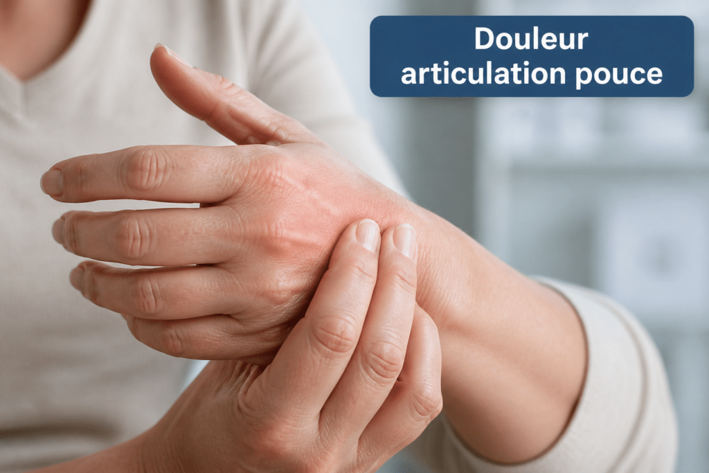 douleur articulation pouce