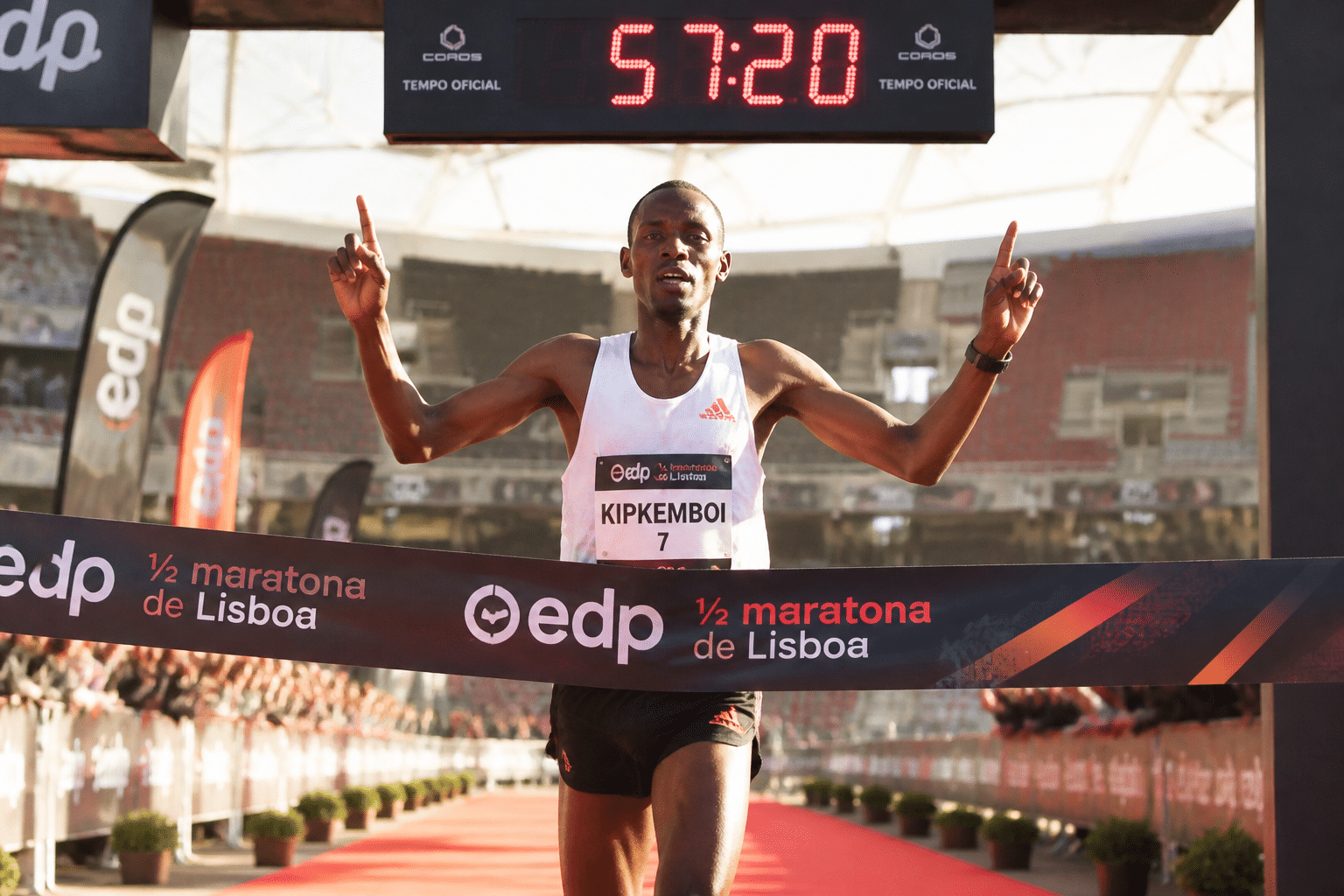 record semi marathon
