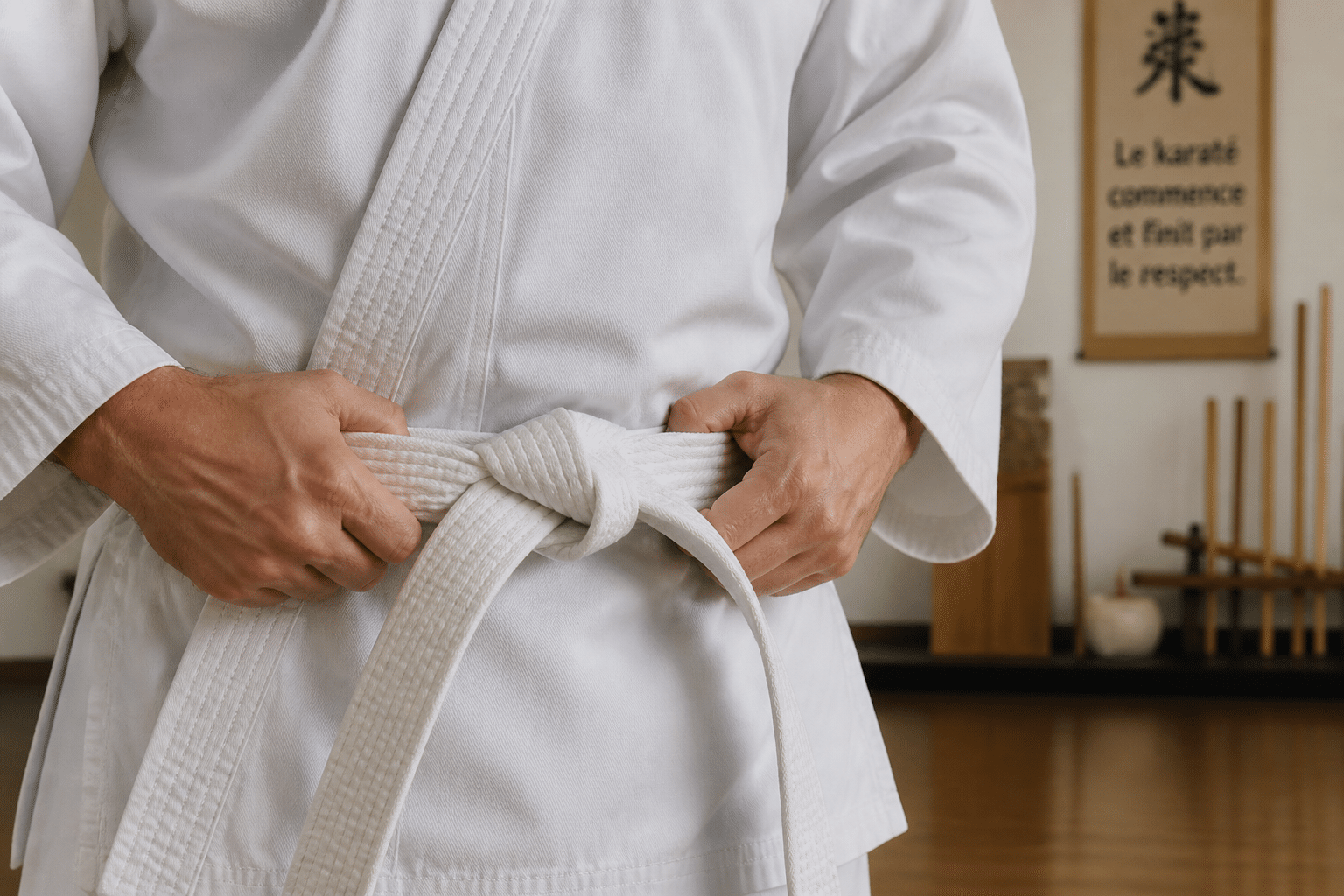 ceinture au karaté