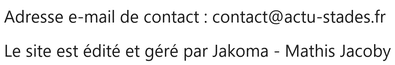 Coordonnées de l'éditeur du site